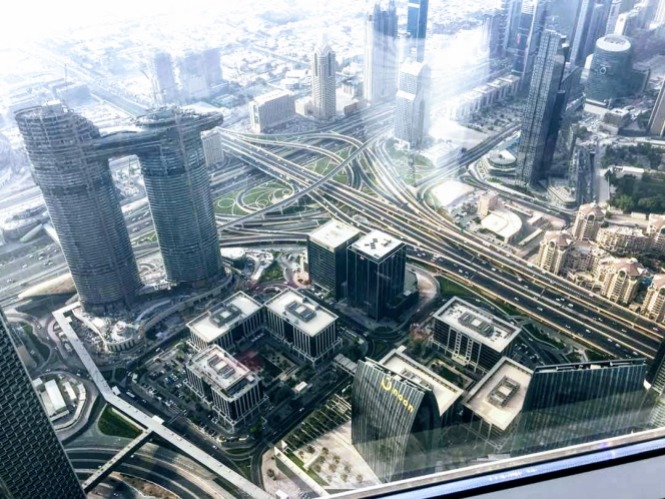 aperçu de la ville du Burj Khalifa
